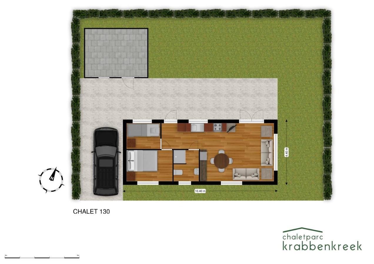 Chaletparc Krabbenkreek Zeeland - Chalet 130 Sint Annaland Εξωτερικό φωτογραφία